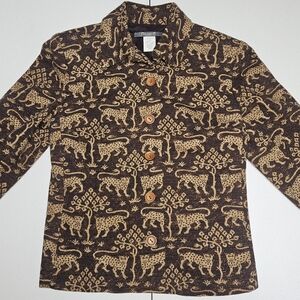 Maggy L Leopard Jacket womens P4